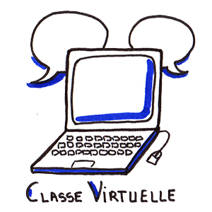 La classe virtuelle est un élément du parcours blended, l'interactivité avec le formateur et les participants est clé.