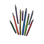 des crayons de couleur pour mettre de la couleur dans la vie !
